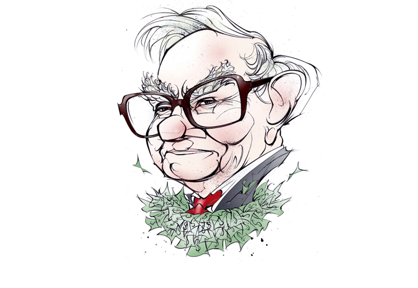 Warren Buffett portrait Painting by Suzann Sines - Pixels