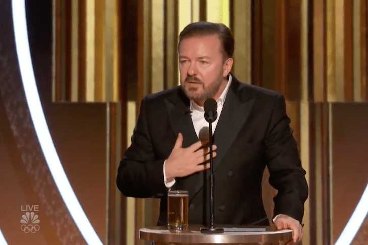 Full Text Ricky Gervais Golden Globes Speech The Spectator 2539