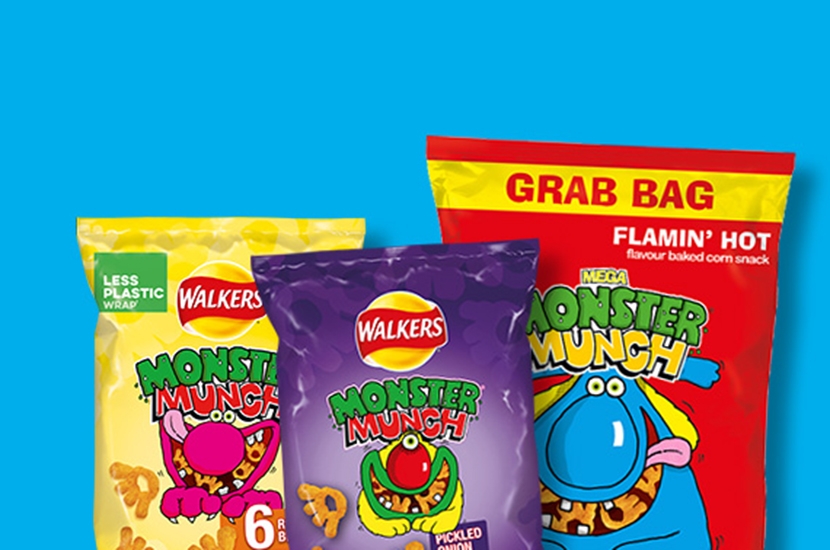 Monster Munch Flamin Hot Box Of Packets G Lupon Gov Ph