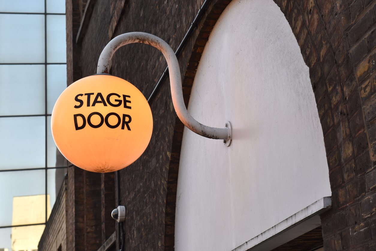 Stage door