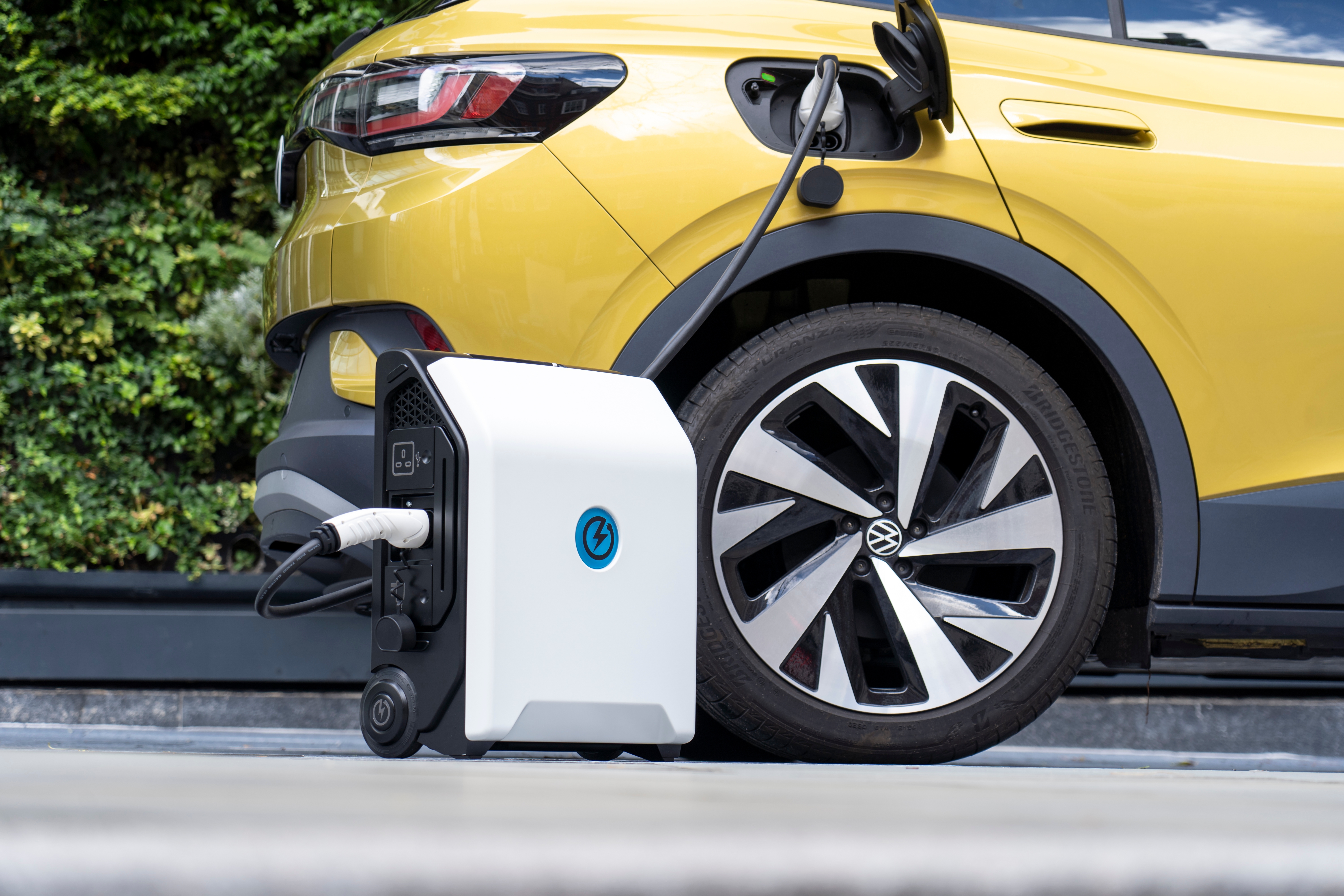 Electric car that charges deals as you drive