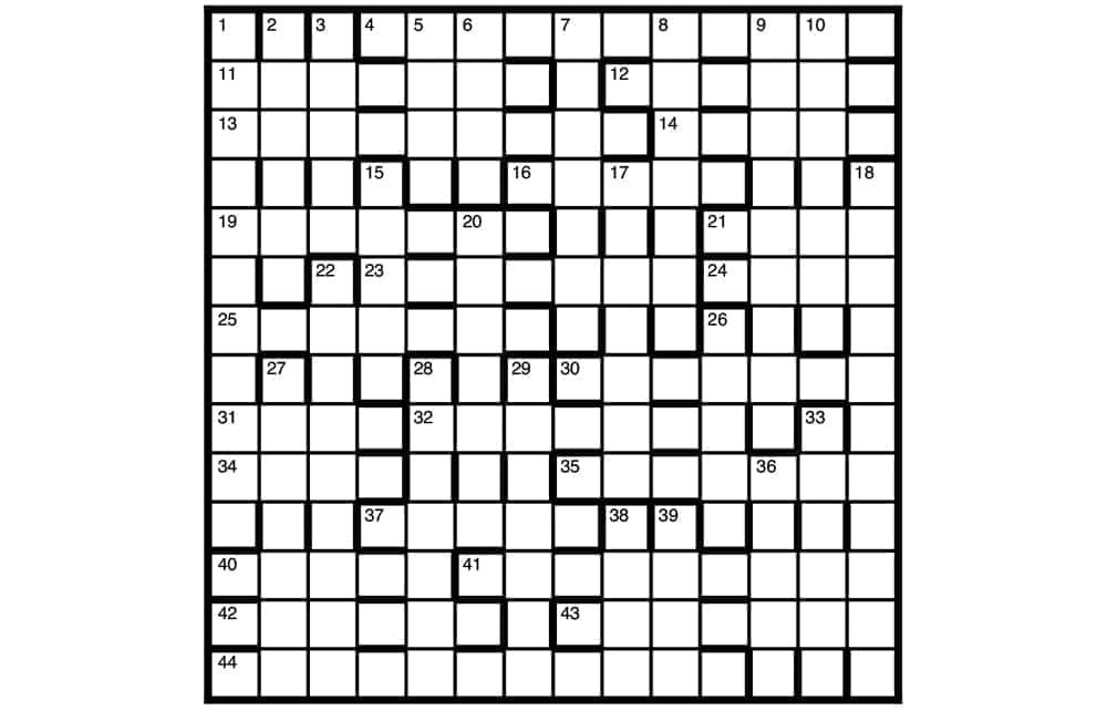 Puzzles: Printable Crossword - Issue: February 18, 2022