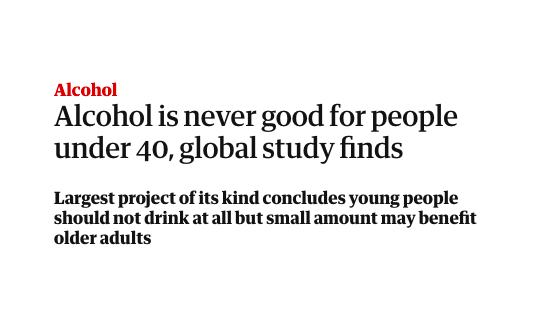 The Anti-drinking Lobby’s Twisted Logic | The Spectator