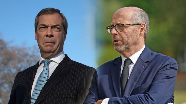 Listen: Nigel Farage snaps at ‘condescending’ Nick Robinson