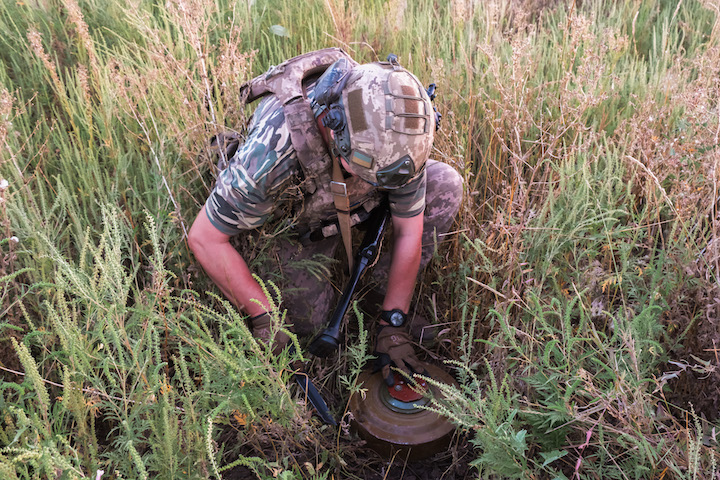 Meet the soldiers clearing mines for Ukraine’s counteroffensive