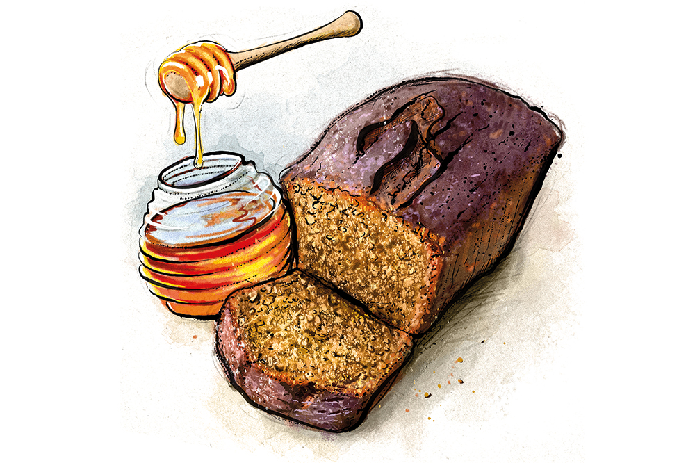 Date, Walnut, Banana and Honey Cake - Traditional Home Baking