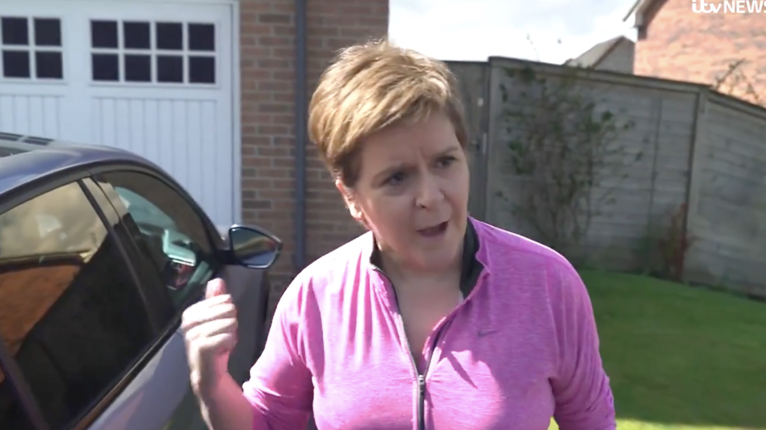 Watch: Sturgeon reacts after husband charged in police probe