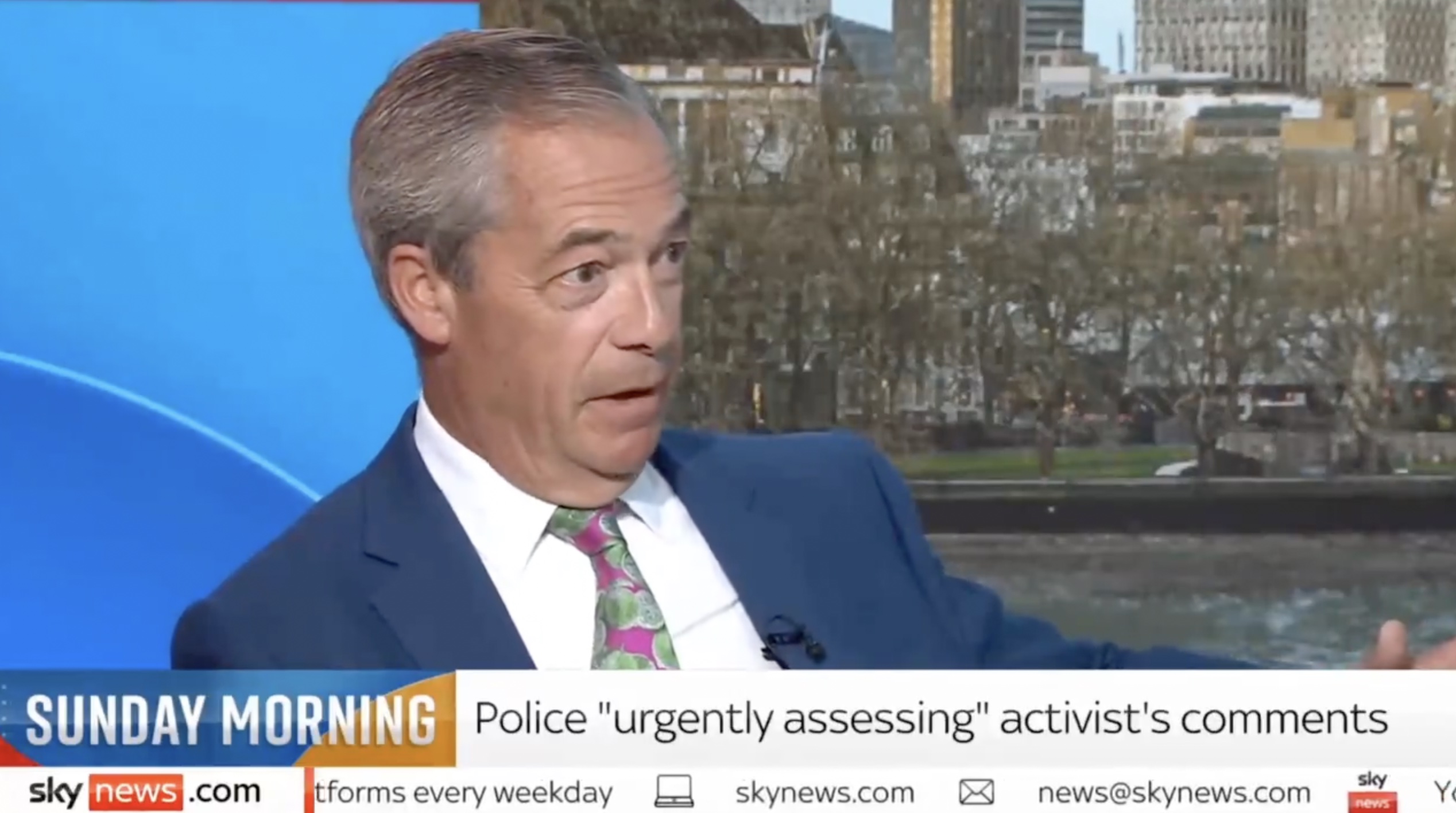 Sunday shows round-up: Farage insists racism row canvasser an ‘actor’