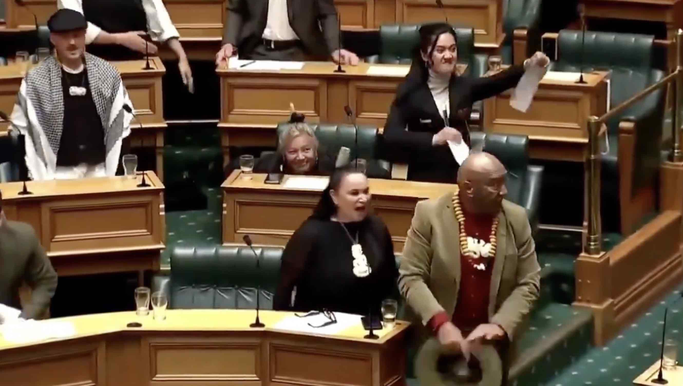 Watch: Haka protest disrupts New Zealand’s parliament