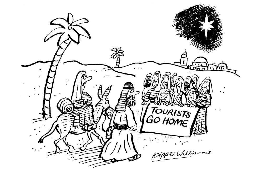 Tourists go home