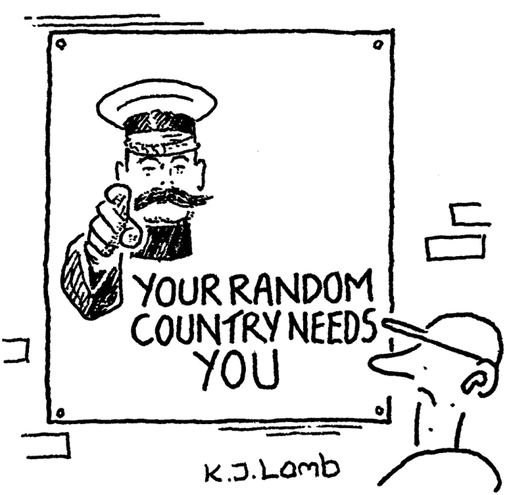 Your random country needs you